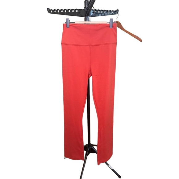 NWT Spiritual Gangster Womens Large Red High Waisted Flare Pants Athleisure - Picture 2 of 4